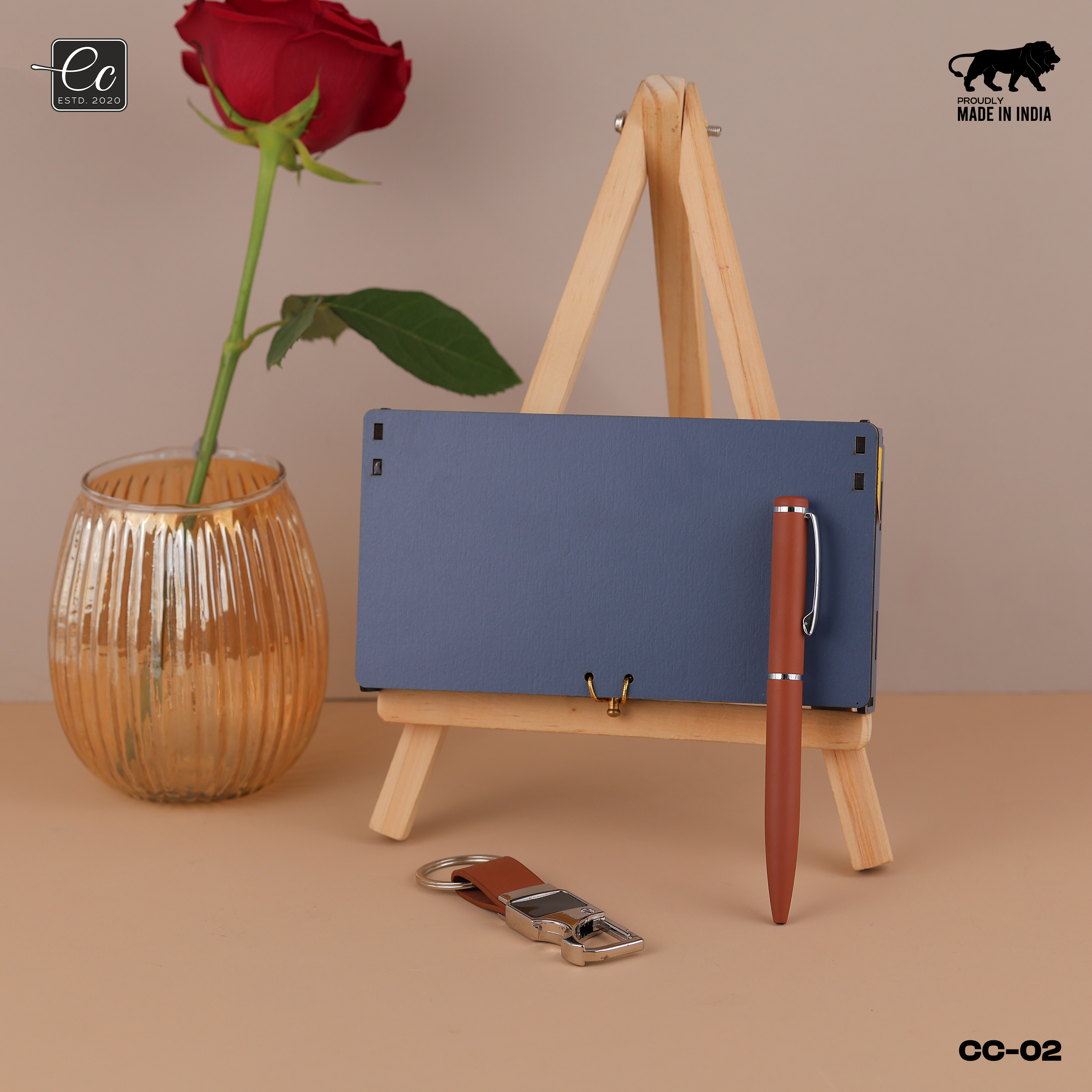 Personalized Metal Pen & Keychain Gift Set with Name Engraved